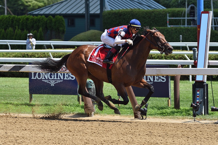 Guarana, horse, Ghostzapper, Coaching Club American Oaks, domingo, 19 de julio de 2019, Saratoga. Foto: Coglaniese Photo