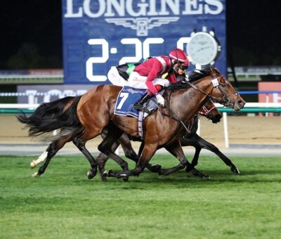 Mishriff, horse, Nawara Stud Company, Longines Dubai Sheema Classic, Meydan Racecourse, sábado, 27 de marzo de 2021. Foto: Coady Photo (Copyright)