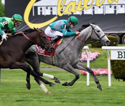 Harvey´s Lil Goil, horse, Harvey A. Clark, Beaugay Stakes, sábado, 8 de mayo de 2021, Belmont Park. Foto: Coglaniese Photo