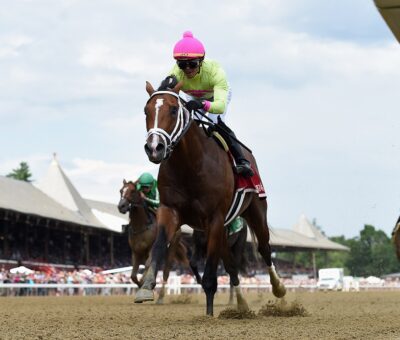Run Curtis Run, horse, Summer Front, Rick Violette Stakes, miércoles, 21 de julio de 2021, Saratoga. Foto: Coglaniese Photo