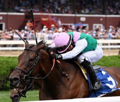 Viadera, horse, Juddmonte Farms Ltd, Ballston Spa Stakes, sábado, 28 de agosto de 2021, Saratoga. Foto: Coglaniese Photo & Chelsea Durand
