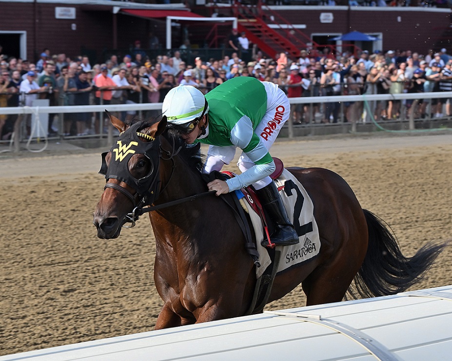 Averly Jane, horse, Universidad de Kentucky, Skidmore Stakes, viernes, 20 de agosto de 2021, Saratoga. Foto: Coglaniese Photo & Chelsea Durand