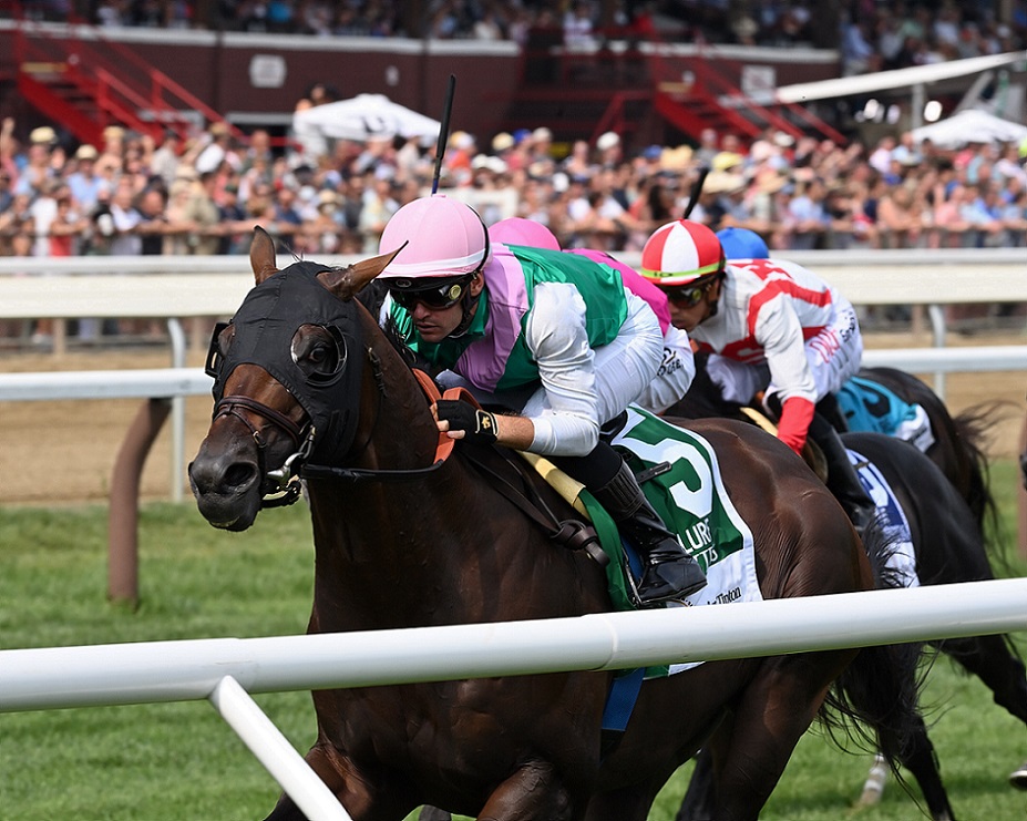 Flavius, horse, War Front, Lure Stakes, sábado, 7 de agosto de 2021, Saratoga. Foto: Coglaniese Photo & Chelsea Durand