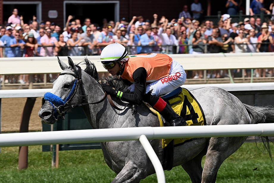 Piedi Bianchi, horse, Overanalyze, Smart N Fancy Stakes, sábado, 21 de agosto de 2021, Saratoga. Foto: Coglianese Photo & Chelsea Durand