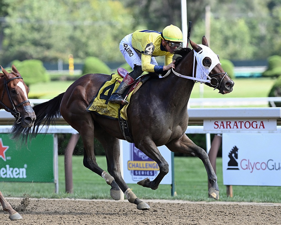 Cilla, horse, P. D. Ladner, Prioress Stakes, sábado, 4 de septiembre de 2021, Saratoga. Foto: Coglianese Photo