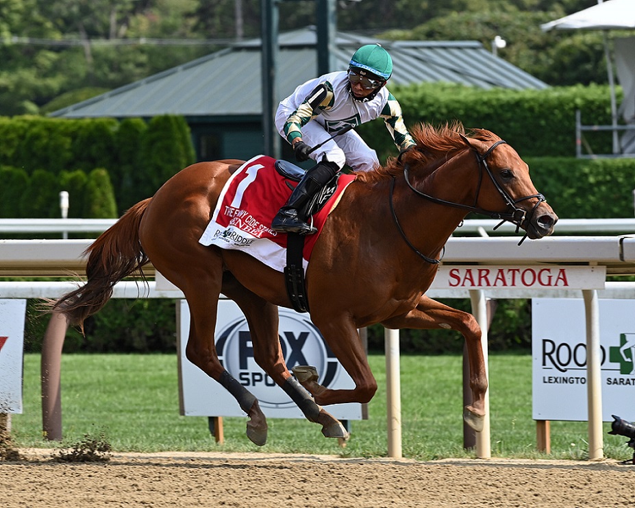 Senbei, horse, Reeves Thoroughbred Racing, Funny Cite Stakes, viernes, 27 de agosto de 2021, Saratoga. Foto: Coglianese Photo