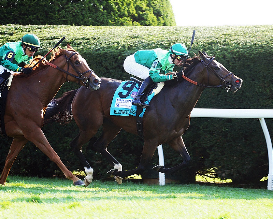 Blowout, horse, Peter M. Brant, UK HealthCare First Lady Stakes, sábado, 9 de octubre de 2021, Keeneland. Foto: Coady Photography