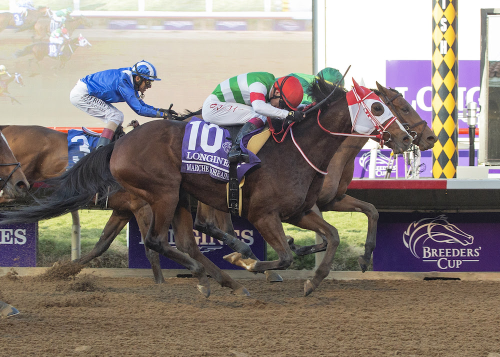 Marche Lorraine, horse, Orfevre, Longines Breeders Cup Distaff, sábado, 6 de noviembre de 2021, Del Mar. Foto: Benoit Photo / @benoitphoto_