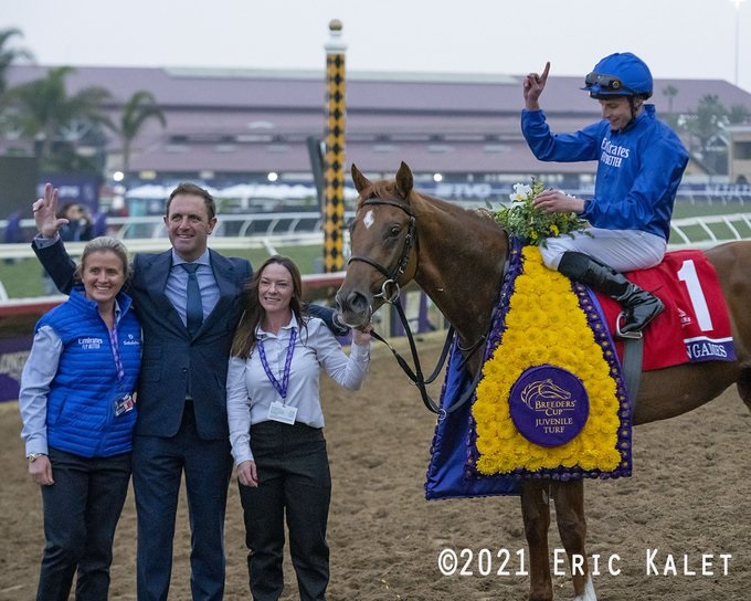 Modern Games, horse, Duwabi, Breeders Cup Juvenile Turf, viernes, 5 de noviembre de 2021, Del Mar. Foto: Eric Kalet