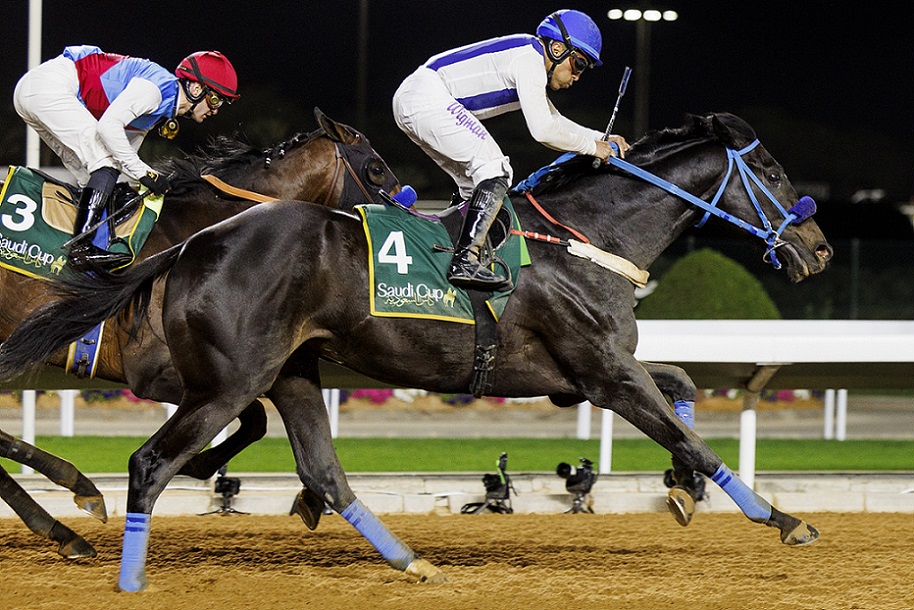 Emblem Road, Horses, Quality Road, Saudi Cup, Hipódromo de King Abdul Aziz-KSA, sábado, 26 de febrero de 2022. Douglas DeFelice & Saudi Cup