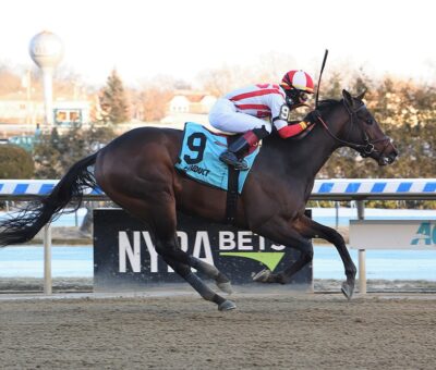 Early Voting, horse, Gun Runner, Withers Stakes, sábado, 5 de febrero de 2022, Aqueduct. Foto: Coglaniese Photo & Susie Raisher