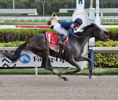 Kathleen O, horse, Upstart, Davona Dale Stakes, sábado, 5 de marzo de 2022, Gulsftream Park. Foto: Coglianese Photo