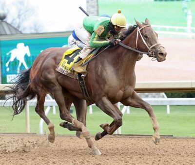 Just One Time, horse, Warriors Reward, Madison Stakes, sábado, 9 de abril de 2022, Keeneland. Foto: Coady Photo