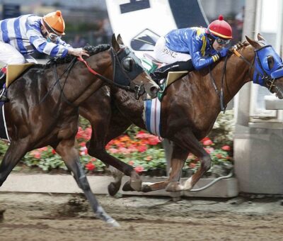 Strong Daikiri, Strong Mandate, Clásico Julio Serra Bandres, sábado, 16 de abril de 2022, Hipódromo Chile. Foto: Jaime Cortés