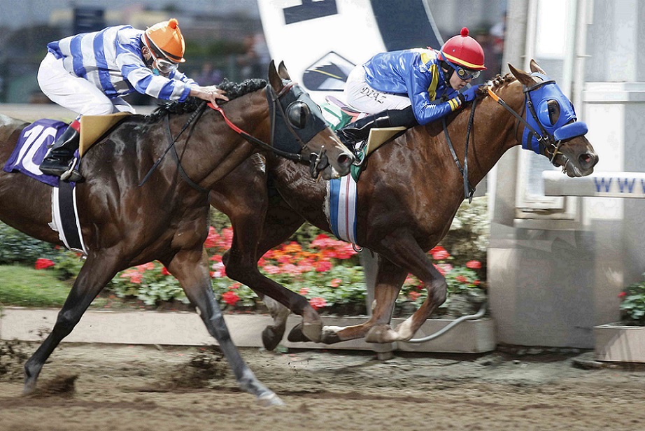 Strong Daikiri, Strong Mandate, Clásico Julio Serra Bandres, sábado, 16 de abril de 2022, Hipódromo Chile. Foto: Jaime Cortés