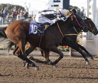 Una Chiquitita, horse, Katmai, Clásico José Saavedra Baeza, sábado, 7 de mayo de 2022, Hipódromo de Chile. Foto: Jaime Cortés