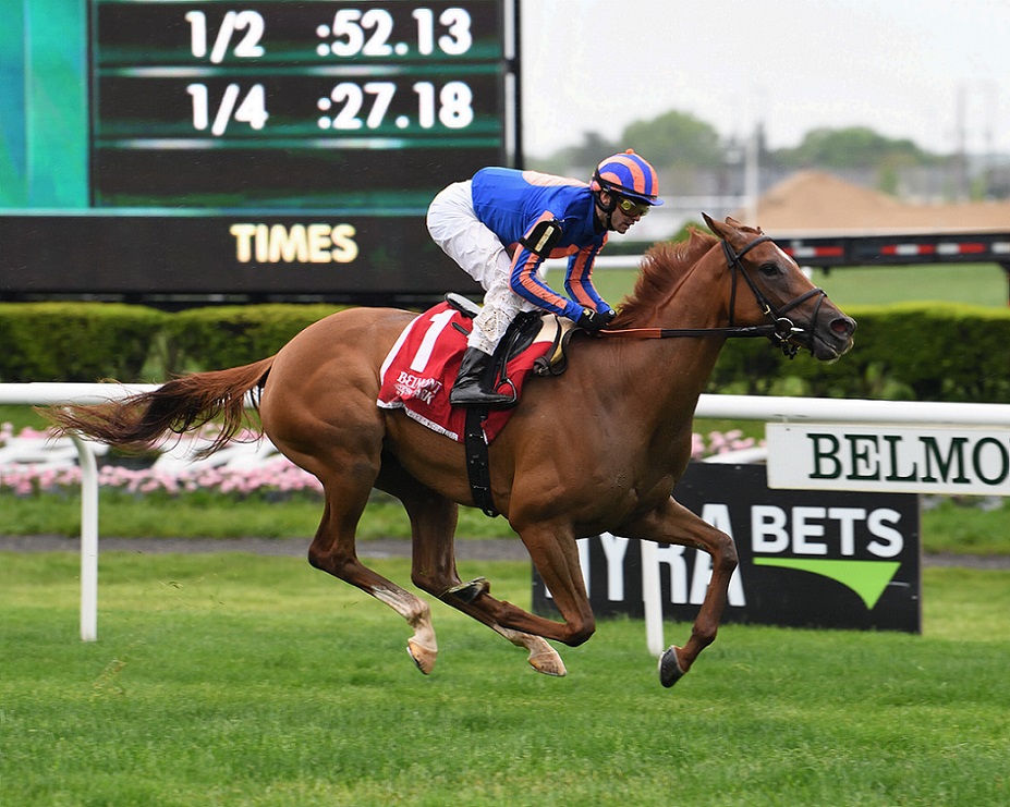 Rougir, horse, Territories (IRE), Beaugay Stakes, sábado, 14 de mayo de 2022, Belmont Park. Foto: Coglaniese Photo & Janet Garaguso