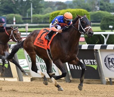 Fearless, horse, Repole Stable, Brooklyn Stakes, sábado, 11 de junio de 2022, Belmont Park. Foto: Coglaniese Photo