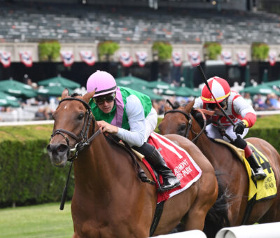 Masen, horse, Juddmonte Farm, Poker Stakes, sábado, 18 de junio de 2022, Belmont Park. Foto: Coglaniese Photo & Chelsea Durand