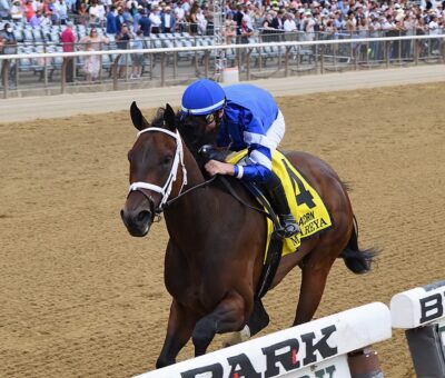 Matareya, horse, Pioneerof The Nile, Acorn Stakes, sábado, 11 de junio de 2022, Belmont Park. Foto: Coglaniese Photo & Chelsea Durand