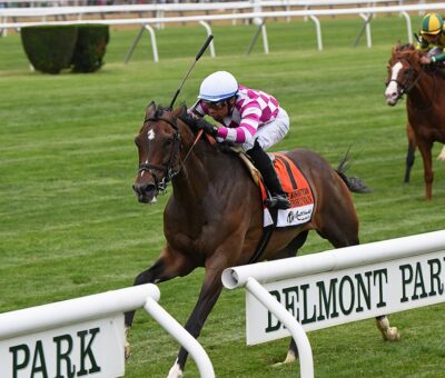 Tribhuvan, horse, Madaket Stables, Manhattan Stakes, sábado, 11 de junio de 2022, Belmont Park. Foto: Coglaniese Photo & Chelsea Durand