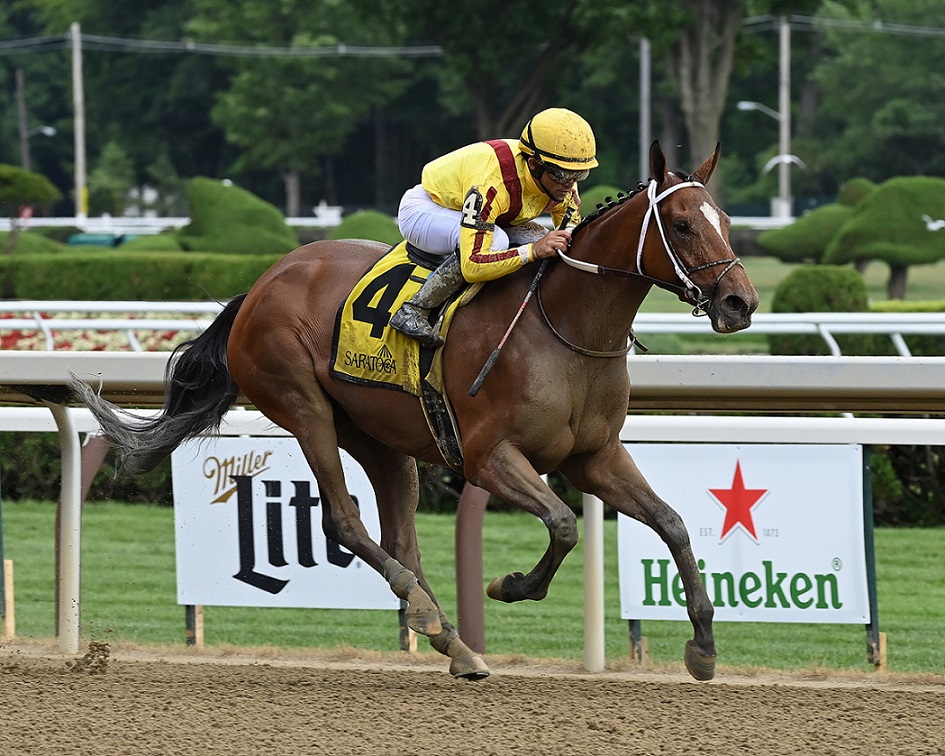 Clairiere, horse, Stonestreet Stables, Shuvee Stakes, domingo, 24 de julio de 2022, Saratoga. Foto: Coglaniese Photo & Chelsea Durand