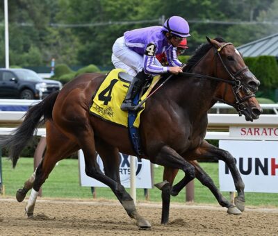 Kimari, horse, Munnings, Honorable Miss Stakes, ságado, 27 de julio de 2022, Saratoga. Foto: Coglaniese Photo
