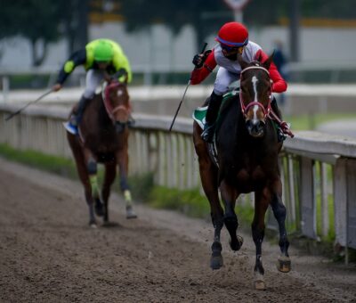 Preciosa Zafiro, horses, Liaison, Hándicap Monarca, Hipódromo de Las Américas, viernes, 19 de agosto de 2022. Foto: Miguel Ángel Espinoza