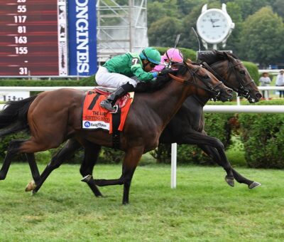 Dynadrive, horse, Temple City, Fasig-Tipton Lure Stakes, sábado, 6 de agosto de 2022, Saratoga. Foto: Coglaniese Photo & Chelsea Durand