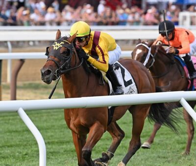 Love Reigns, horse, Madaket Stables, Bolton Landing Stakes, domingo, 21 de agosto de 2022, Saratoga. Foto: Coglaniese Photo & Chelsea Durand