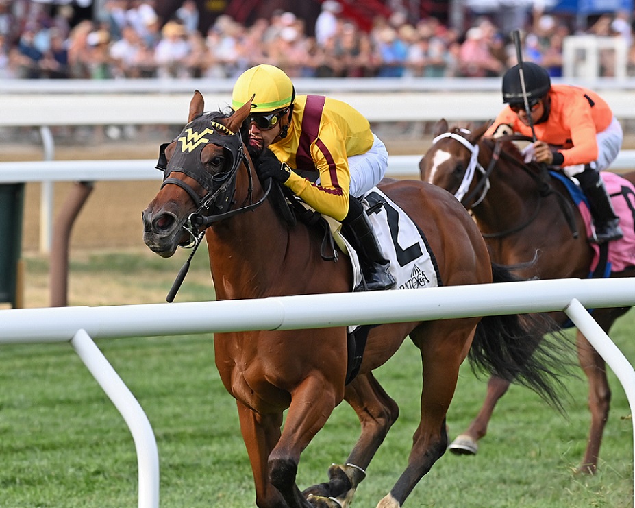 Love Reigns, horse, Madaket Stables, Bolton Landing Stakes, domingo, 21 de agosto de 2022, Saratoga. Foto: Coglaniese Photo & Chelsea Durand