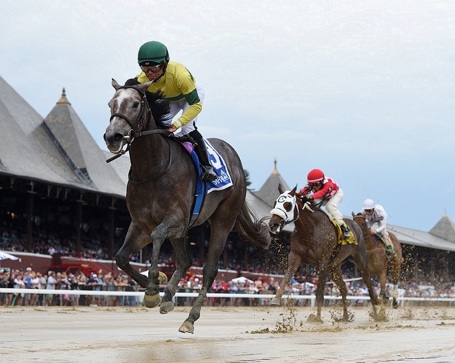 Maple Leaf Mel, horse, Cross Traffic, Seeking The Ante Stakes, viernes, 26 de agosto de 2022, Saratoga. Foto: Coglaniese Photo
