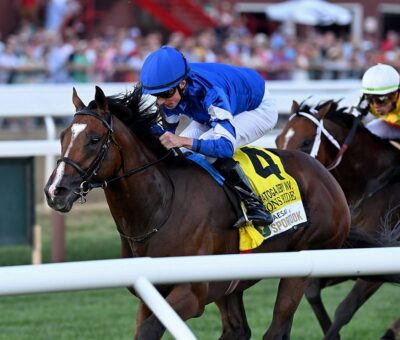 Nations Pride, horse, Teofilo, Saratoga Derby Invitational, sábado, 6 de agosto de 2022, Saratoga. Foto: Coglaniese Photo & Chelsea Durand