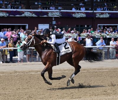 Naughty Gal, horse, Loren Nichols, Adirondack Stakes, domingo, 7 de agosto de 2022, Saratoga. Foto: Coglaniese Photo & Chelsea Durand