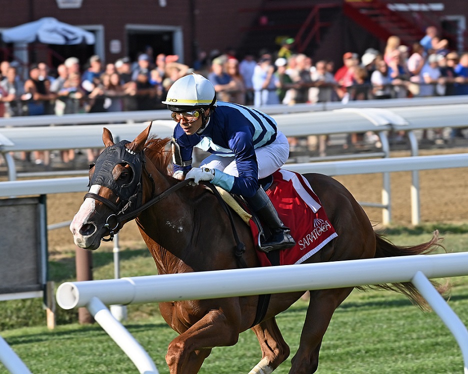 Poppy Flower, horse, Lea, Galway Stakes, jueves, 11 de agosto de 2022, Saratoga. Foto: Coglaniese Photo & Chelsea Durand
