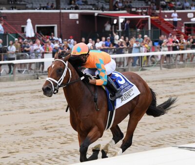 Somelikeithotbrown, horse, Hot Pink Stables, West Point Stakes, viernes, 26 de agosto de 2022, Saratoga. Foto: Coglaniese Photo & Chelsea Durand