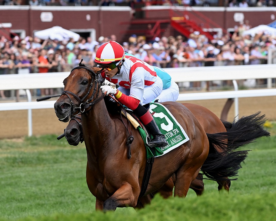 Technical Analysis, horse, Klaravich Stables, Ballston Spa Stakes, sábado, 27 de agosto de 2022, Saratoga. Foto: Coglaniese Photo & Chelsea Durand
