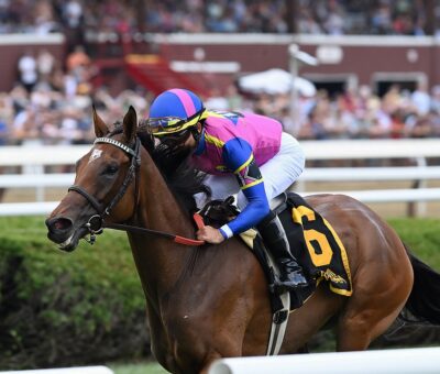 War Like Goddess, horse, English Channel, Glens Falls Stakes, sábado, 6 de agosto de 2022, Saratoga. Foto: Coglaniese Photo & Chelsea Durand