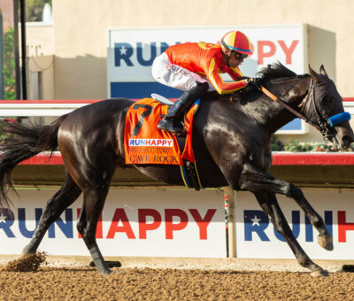Cave Rock, horse, Arrogate, Del Mar Futurity Stakes, domingo, 11 de septiembre de 2022, Del Mar. Foto: Benoit Photo