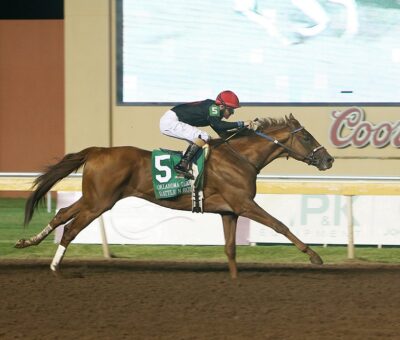Rattle N Roll, horse, Lucky Seven Stable, Oklahoma Derby, domingo, 25 de septiembre de 2022, Remington Park. Foto: Dustin Orona