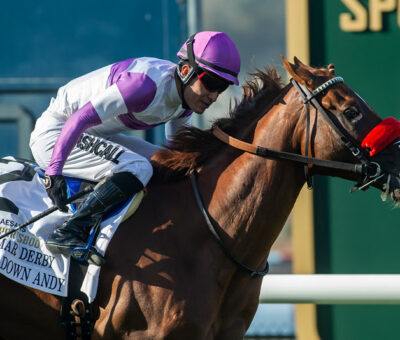 Slow Down Andy, horse, Nyquis Reddam Racing t, Del Mar Derby, sábado, 3 de septiembre de 2022, Del Mar. Foto: Benoit Photo