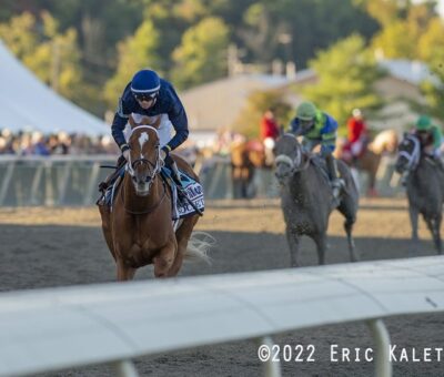 Society, horse, Gun Runner, Cotillion Stakes, sábado, 24 de septiembre de 2022, Parx Racing. Foto: Eric Kalet