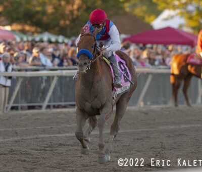 Taiba, horse, Gun Runner, Pennsylvania Derby, sábado, 22 de septiembre de 2022, Parx Racing. Foto: Eric Kalet