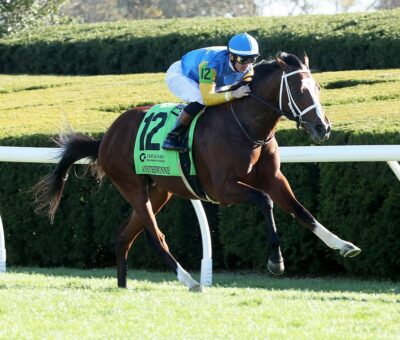 Andthewinneris, horse, Susan Moulton, Castle Key Bourbon Stakes, domingo, 9 de octubre de 2022, Keeneland. Foto: Coady Photography