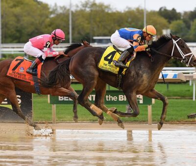 Chocolate Gelato, horse, Repole Stable, Frizette Stakes, domingo, 2 de octubre de 2022, Belmont At The Big A. Foto: Coglaniese Photo