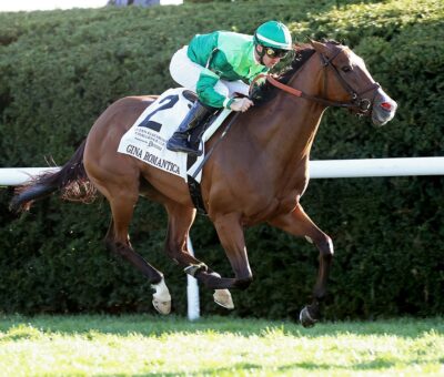 Gina Romantica, horse, Into Mischief, Sycamore Stakes, sábado, 15 de octubre de 2022, Keeneland. Foto: Coady Photography