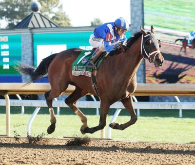 Malathaat, horse, Shadwell Stable, Juddmonte Spinster Stakes, domingo, 9 de octubre de 2022, Keeneland. Foto: Coady Photography