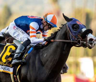 Newgrange, Horses, Violence, San Pascual Stakes, sábado, 28 de enero de 2023, Santa Anita Park. Foto: Benoit Photo
