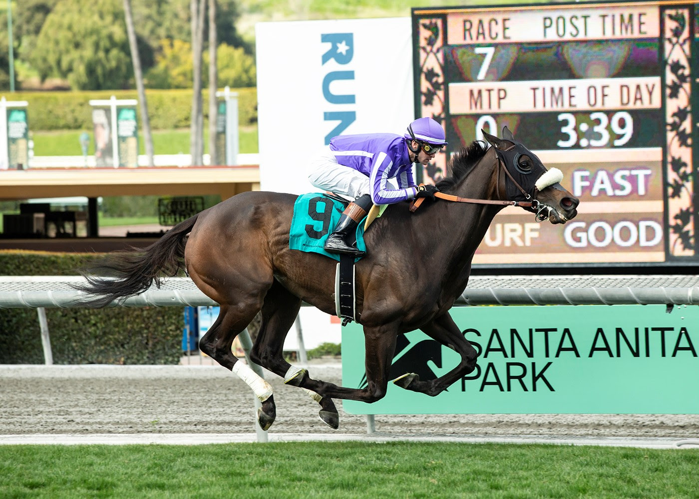 Bellet Dancing Con Prat Se Sobr Para Ganar El Santa Ana Stakes 