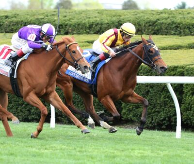 Love Reigns, horse, U S Navy Flag, Fanduel Limestone Stakes, viernes, 14 de abril de 2023, Keeneland. Foto: Coady Photo